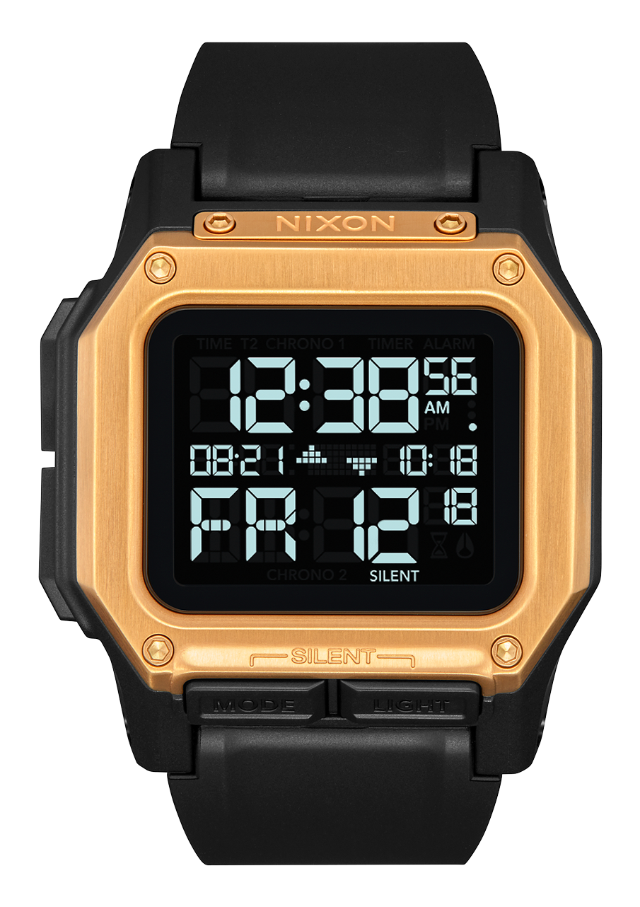 Regulus Watch | Black / Gold | Digital – Nixon EU