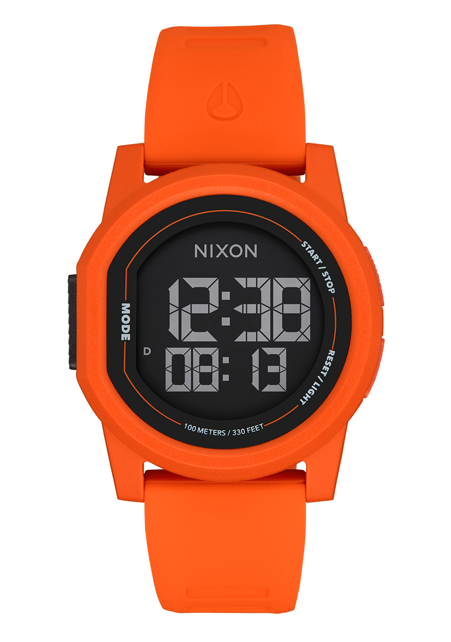 Disk Digital Watch | Orange / Orange / Negative | Thin LCD  display picture 3