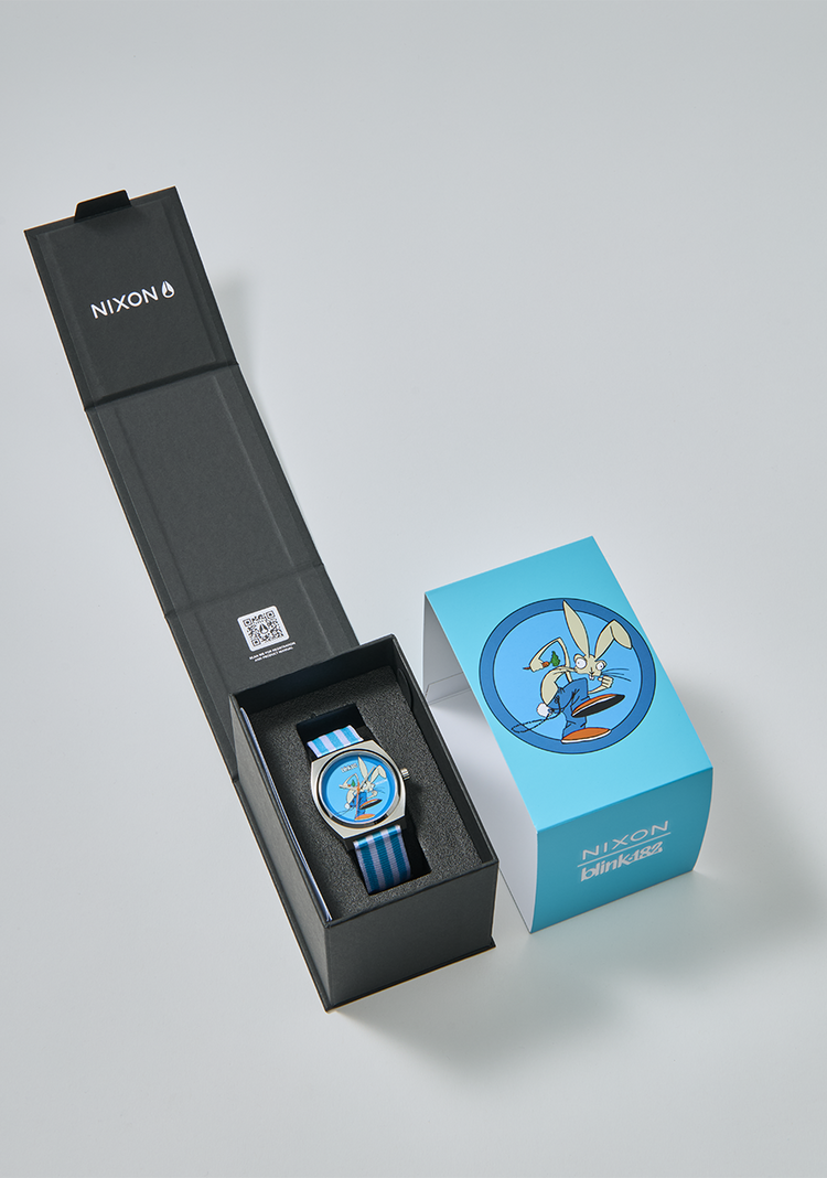 blink-182 collaboration watch in the original packaging