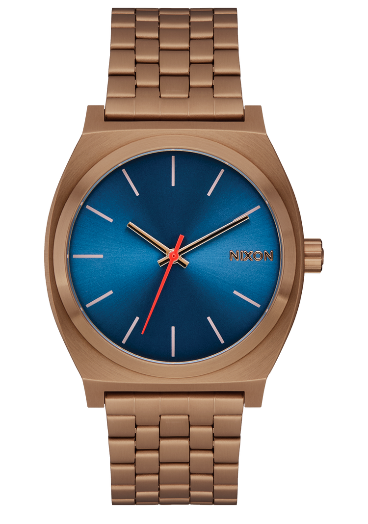 
Nixon Time Teller Watch - Analog - Desert Gold / Arles Blue - View 1