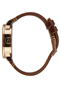 Sentry Leather - Rose Gold / Gunmetal / Brown View 2