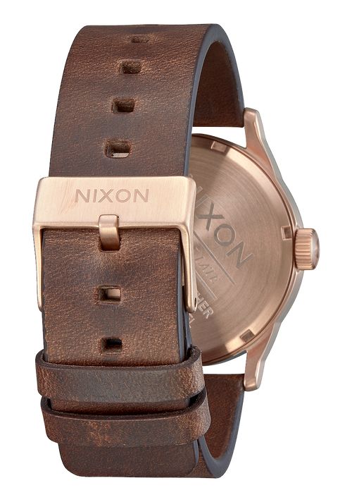 Sentry Leather - Rose Gold / Burgundy / Brown