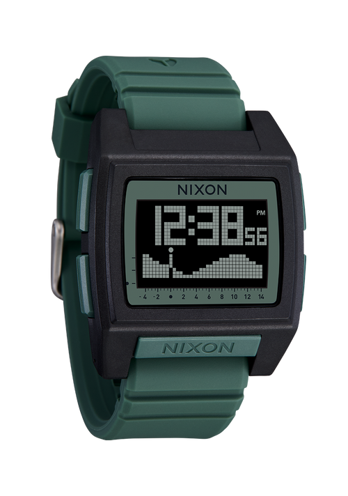 
Nixon Base Tide Pro Watch - Digital - Black / Sage - View 2