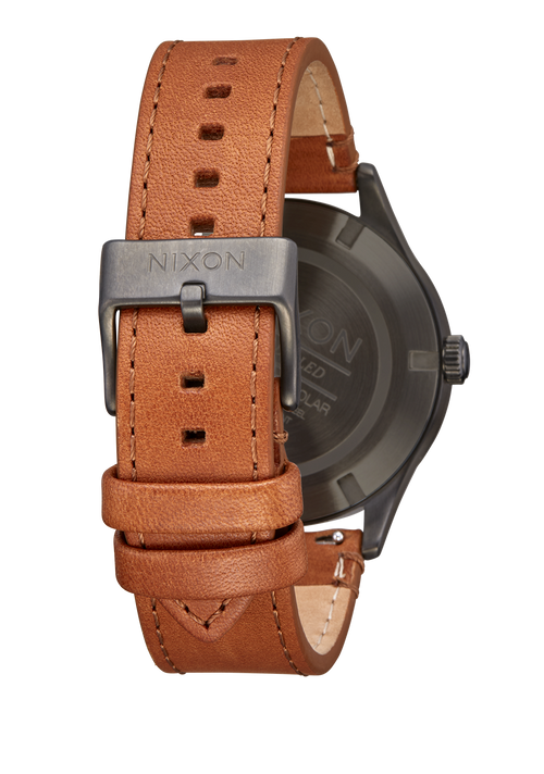 Sentry Solar Leather - Gunmetal