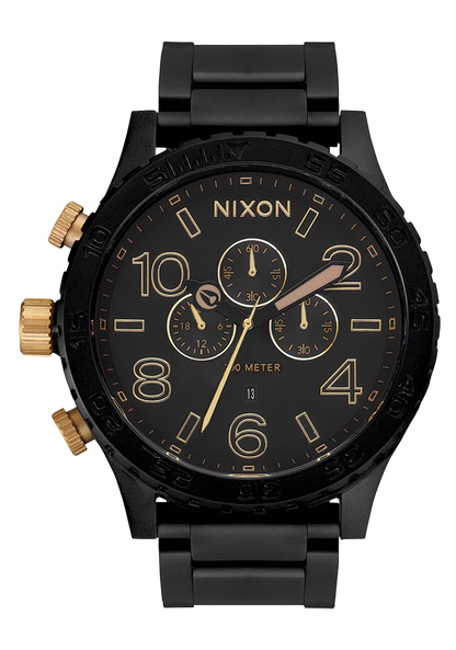 51-30 Chrono - Matte Black / Gold View 1