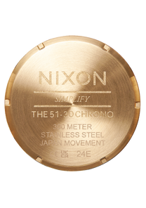 51-30 Chrono - Gold / Green Sunray View 5