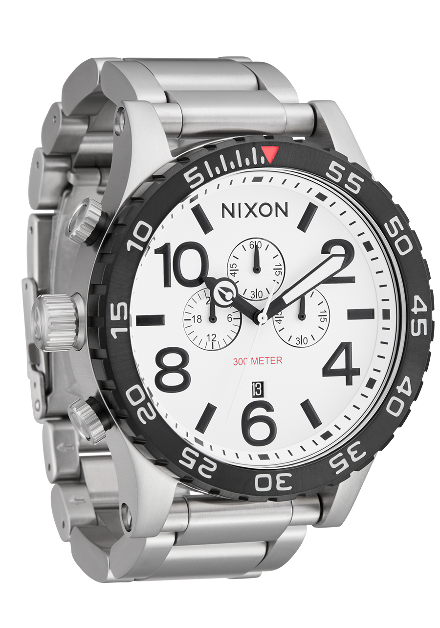 51-30 Chrono - Silver / White Lume View 2