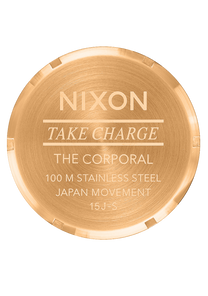 Corporal Stainless Steel - All Gold / Green Sunray View 5