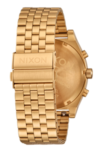 Time Teller Chrono - Gold / Green Sunray View 4