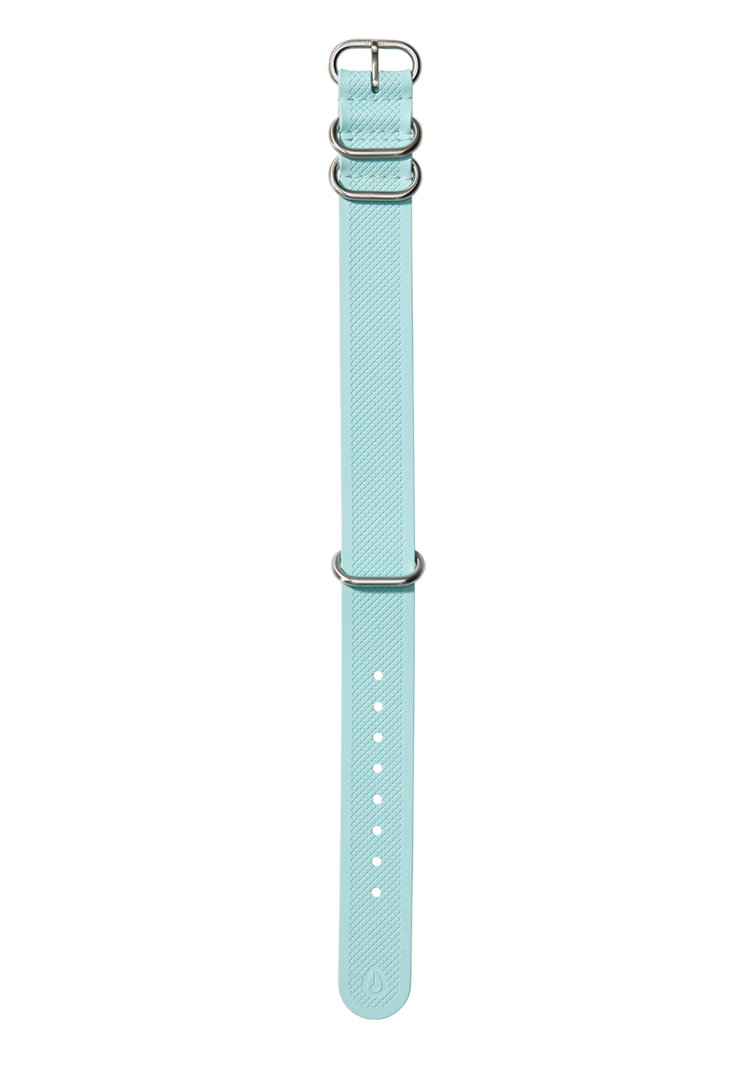 20mm FKM Rubber One Piece Band - Ocean Blue
