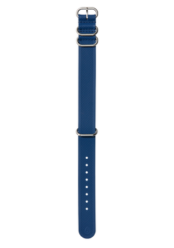 20mm FKM Rubber One Piece Band - Navy / Blue