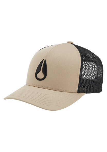 Iconed Trucker Hat - Khaki / Black View 1