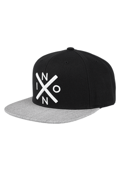 Exchange Snapback Hat - Black / Heather Gray