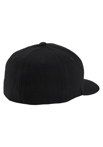 Exchange Flexfit Hat - Black / White View 2