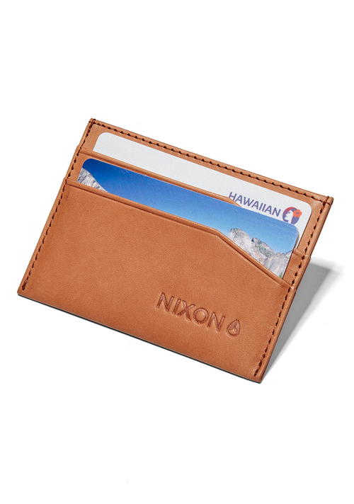 Flaco Leather Card Wallet - Tan