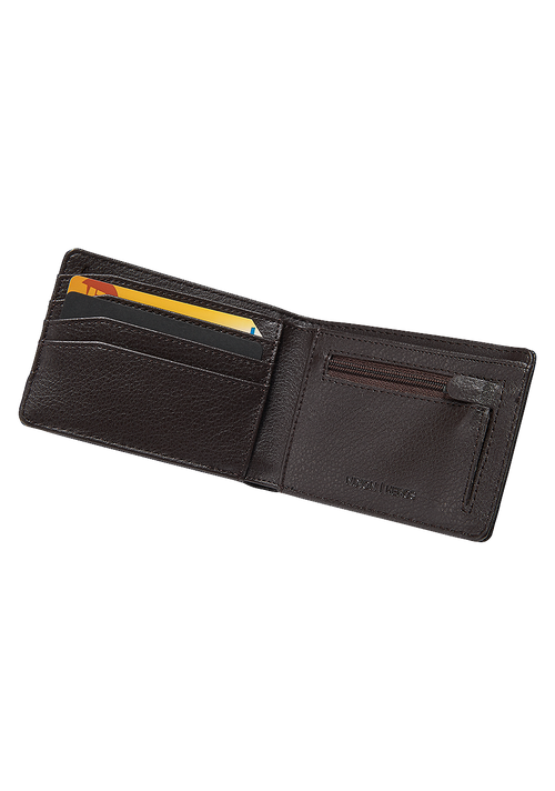 Heros bi-fold wallet - Brown