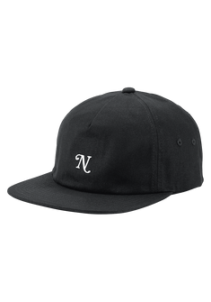 Yorker Snapback Hat - Black