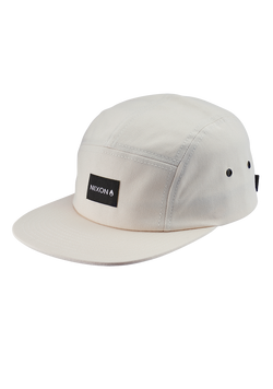 Mikey 5 Panel Hat - Off White