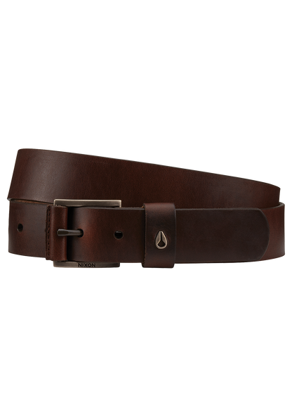 Americana Leather Belt - Dark Brown View 1