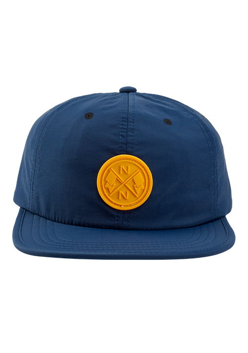 Flight Strapback Hat - Midnight Blue / Dark Yellow