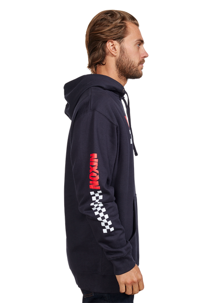 Circuit Hoodie - Navy / Red View 4