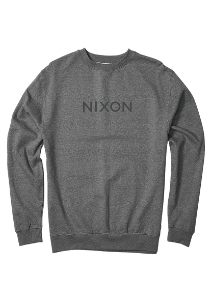 Wordmark Crew Sweatshirt - Dark Heather Gray View 1