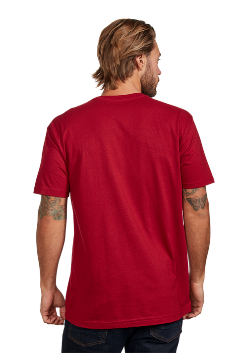 OG Script Eco-Repreve® T-Shirt - Cardinal / White