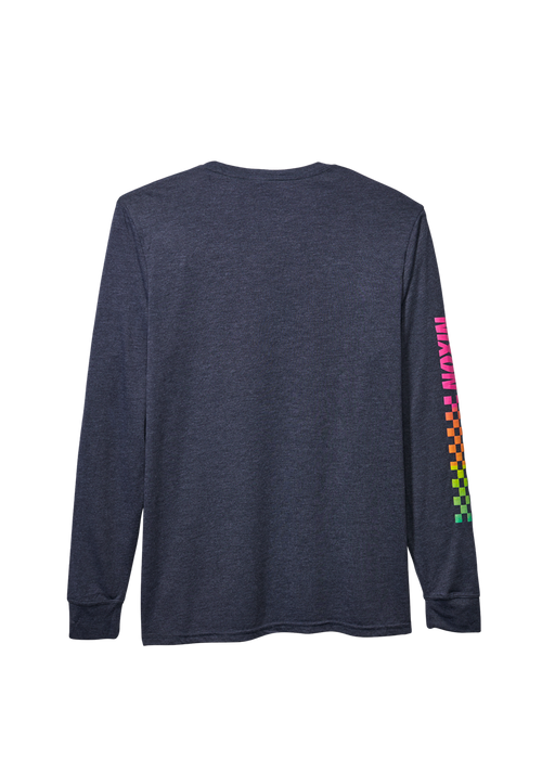 Circuit Long Sleeve Repreve® T-Shirt - Navy / Multi