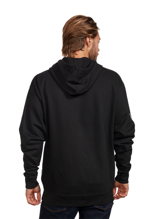 Track Zip Hoodie - Black / White